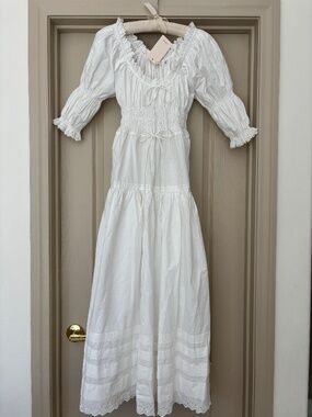 Doen Bardot dress in Powder XS New With Tags